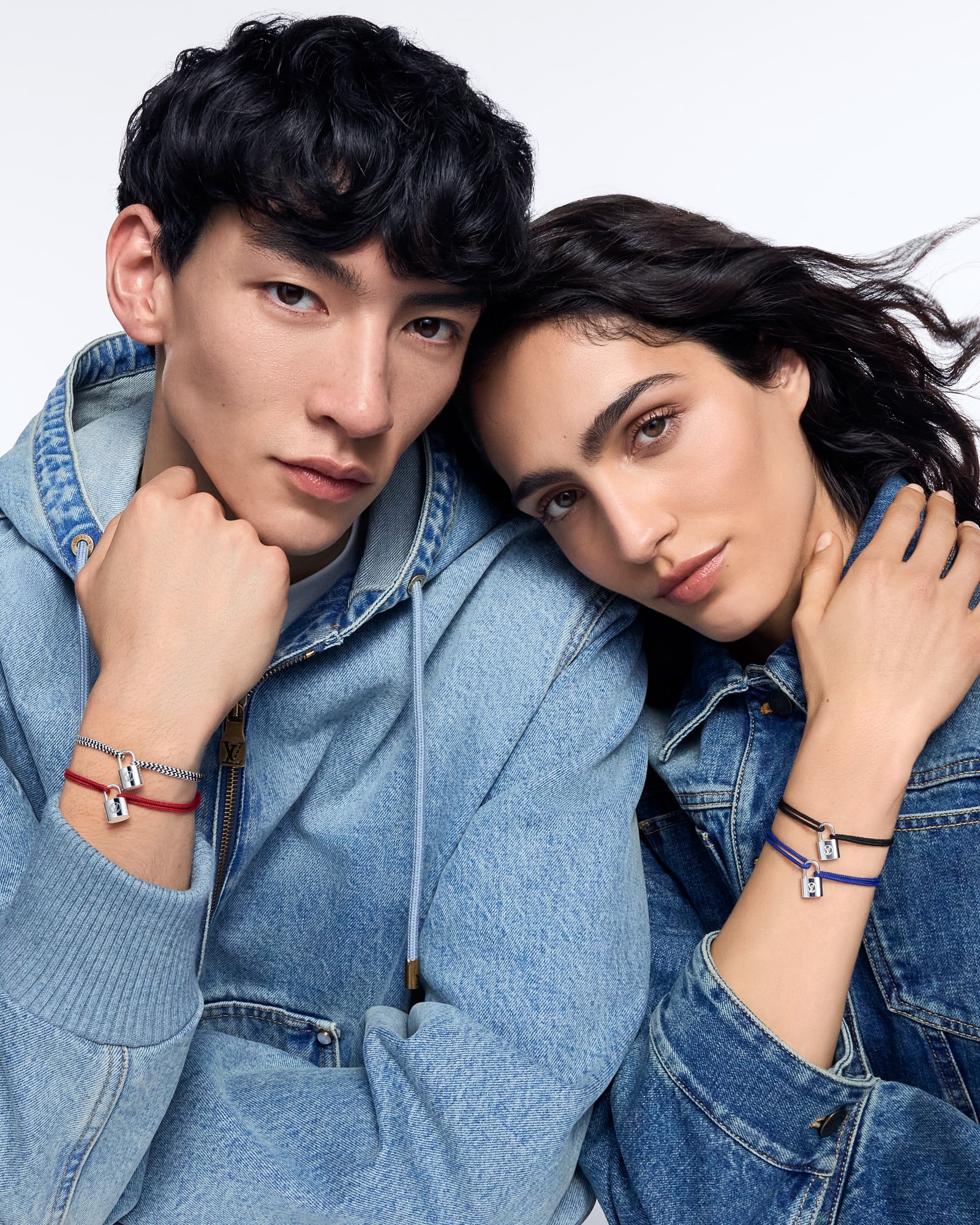 LOUIS VUITTON 青 ロックイット ブラスレ ブレスレット ブレスレット シルバー・ロックイット (スターリングシルバー×ブルー